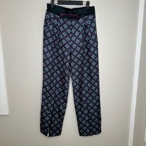 Paul Smith Women's Silk Printed Lounge Pants Trousers‎ Size 40 Made in Italy